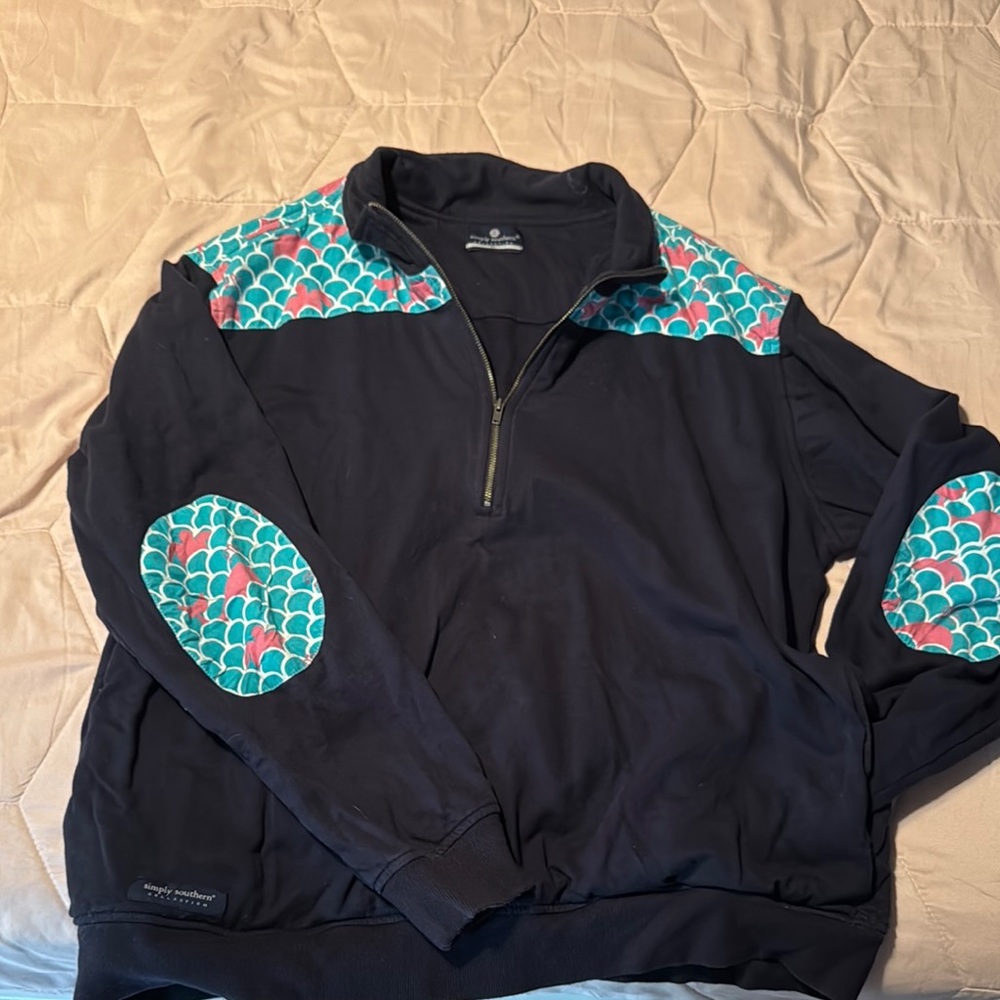 Navy Simply Southern Quarter Zip